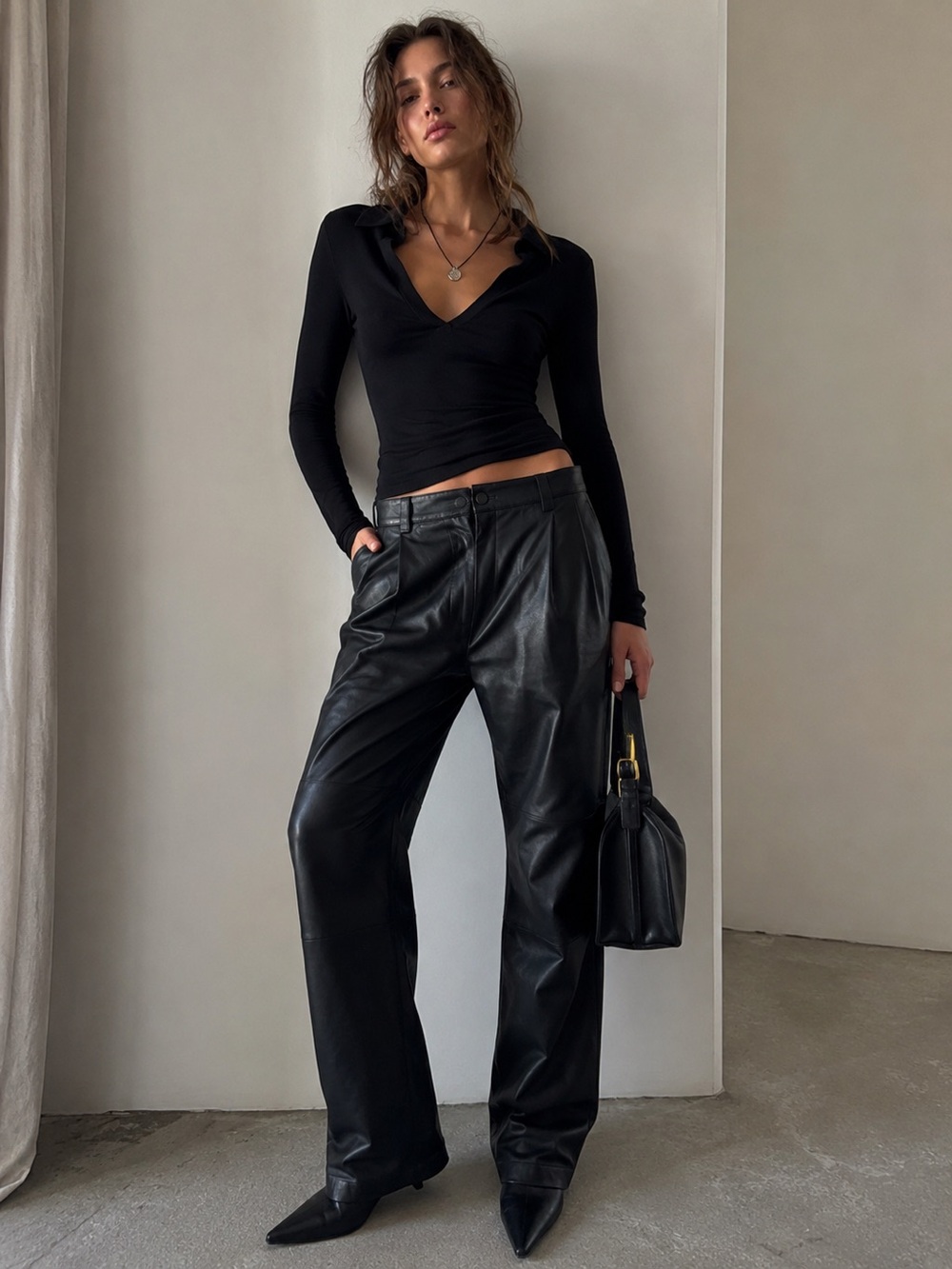 Vintage Danier Sport Genuine Leather Pants